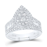 1 1/2CTW-DIA NK BRIDAL SET